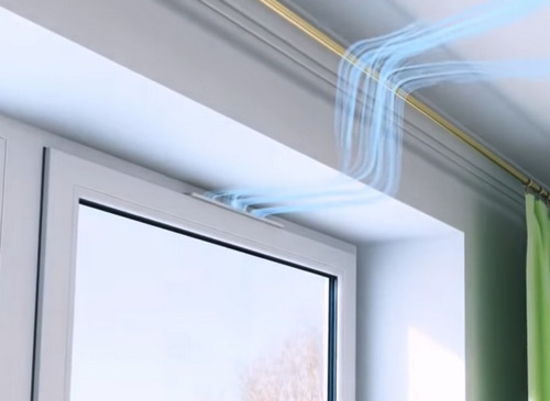 Приточный клапан на окно