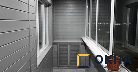 Остекление балкона под ключ