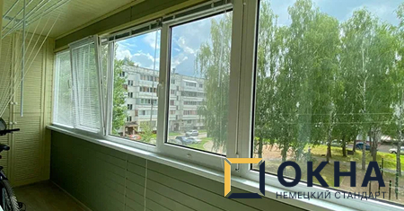 Остекление балкона под ключ