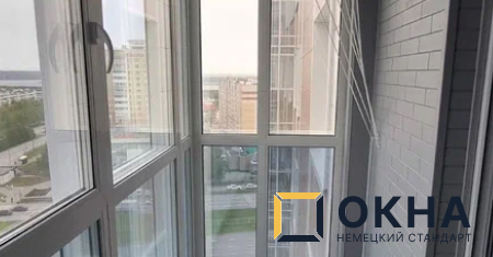 Остекление балкона под ключ